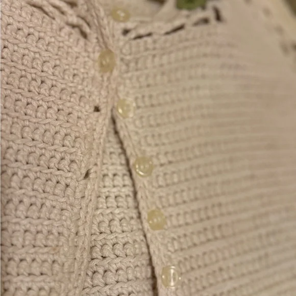 Vintage 90s Crochet Purple Florette crop top tank  Tank  Newport News - Picture 7 of 11